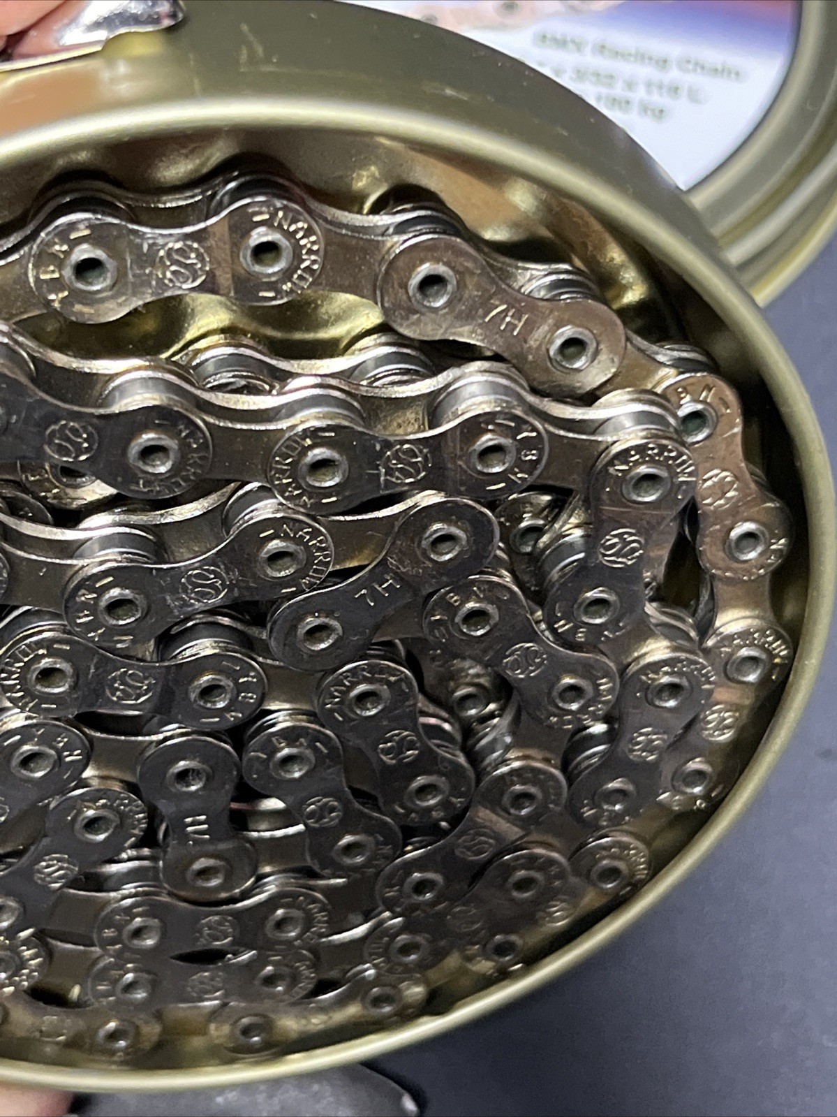 FMF Tin 1/2 x 3/32 x 116 Link Super Light Hollow Pin Bmx Racing Chain Gt Haro SE