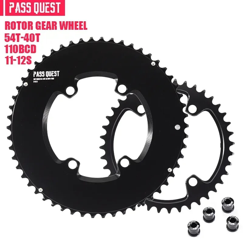 110BCD Chainring Road Bike for ROTOR 4 Claw Double Chainring 52-36/53-39/56-42T