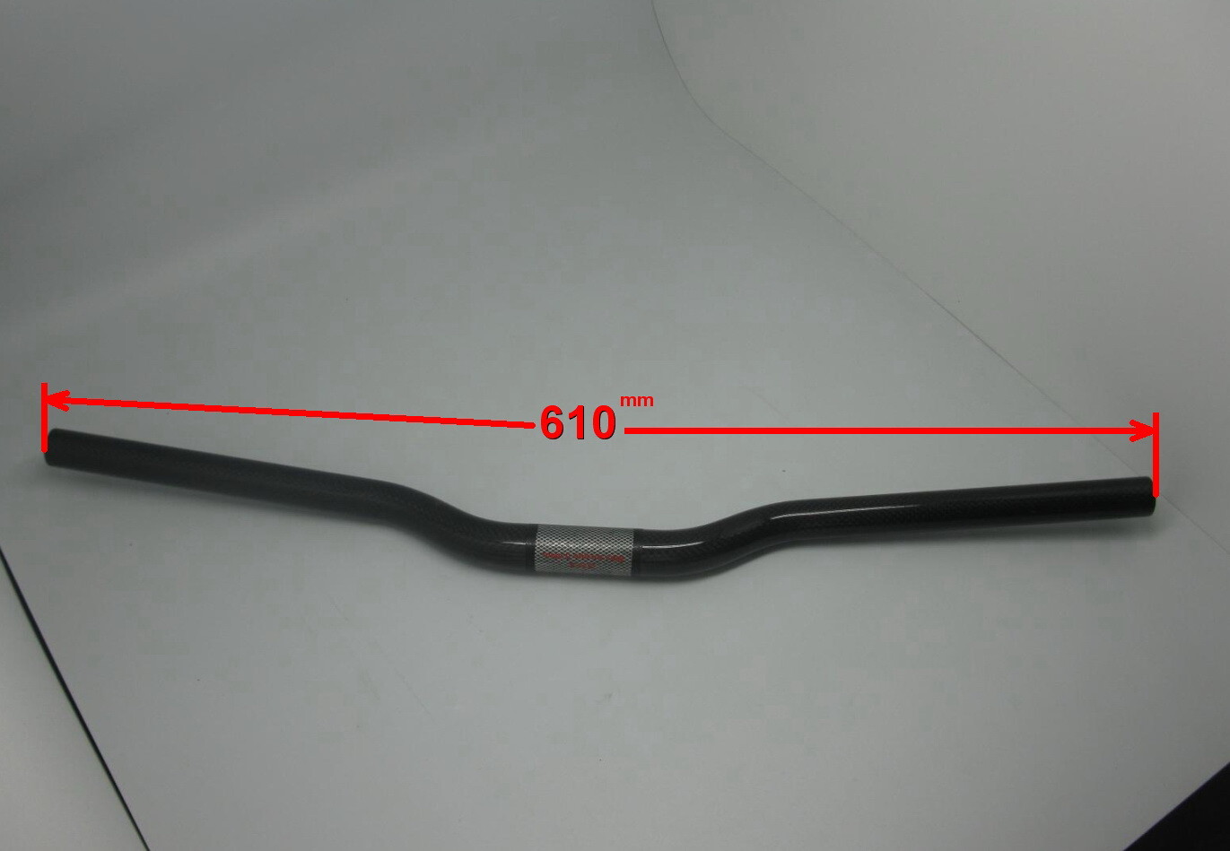 MTB Bike Full Carbon riser Handlebar 25.4 610mm 160g 3K woven USA AHB01