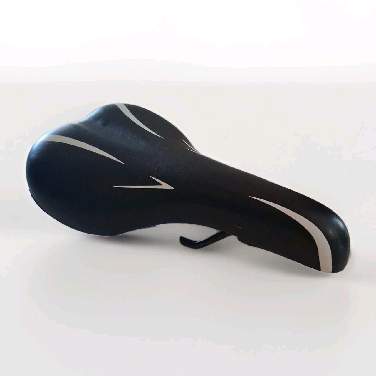 BMX Unisex Bike Seat 10.50” Long All Black Sleek Design