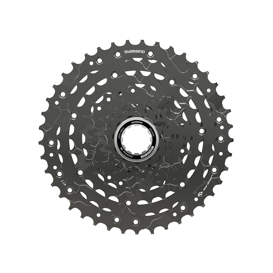 Shimano CS-LG400-9 Cassette Phosphate coated Speed: 9 11-41T HG 9-10sp