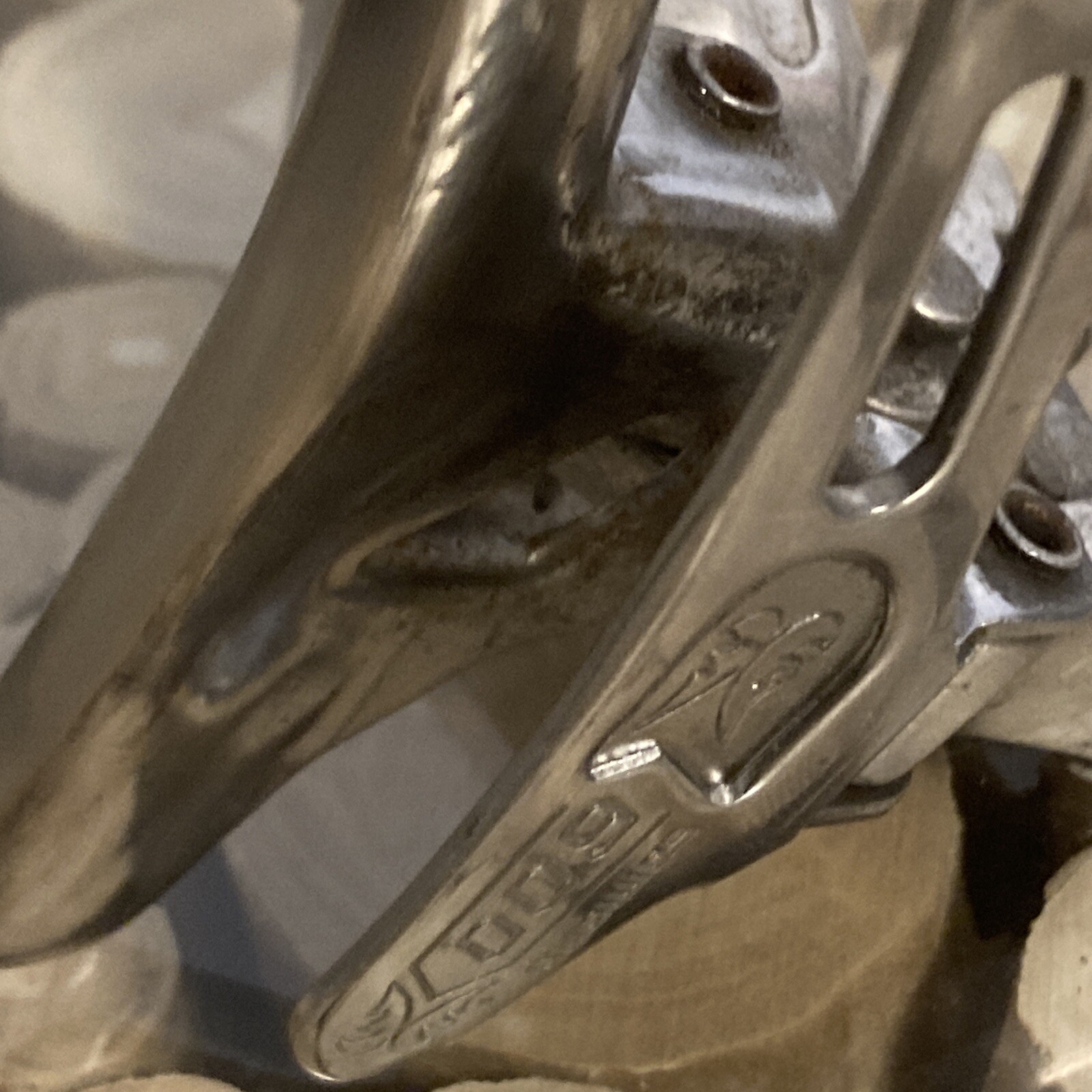 1980’s front derailleur Shimano 600 Arabesque FD-6200 VIA Japan 28.6 mm bottom