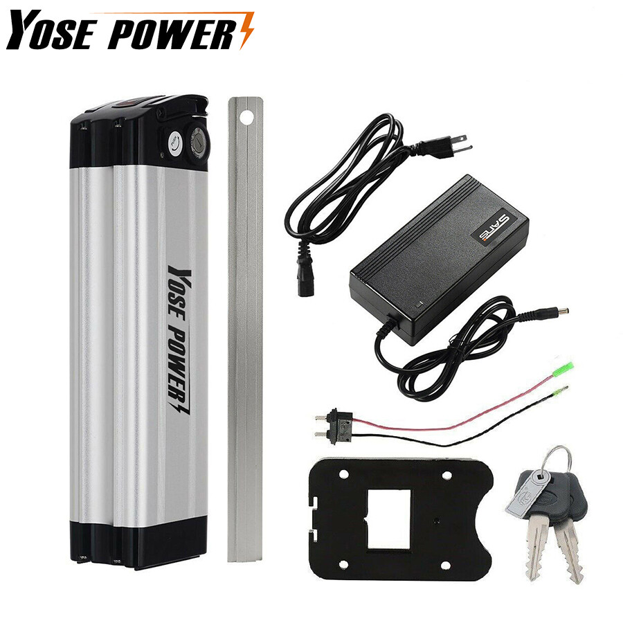 48V10.4Ah Lithium Battery SilverFish Ebike Battery for Max 750W Electric Bicycle