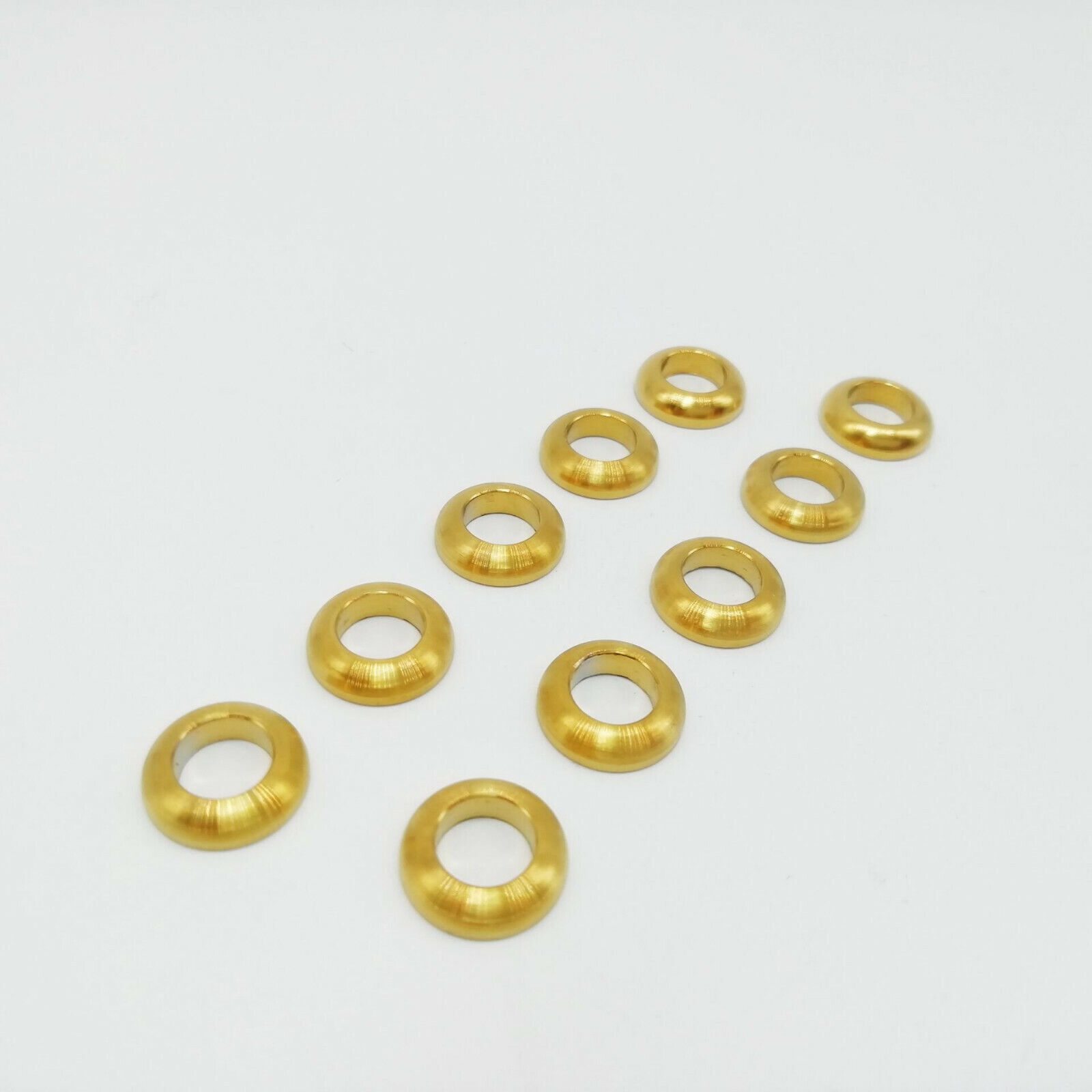 Titanium Alloy Ti M6 Convex Gaskets Washer Shim Pad For Bicycle Brake