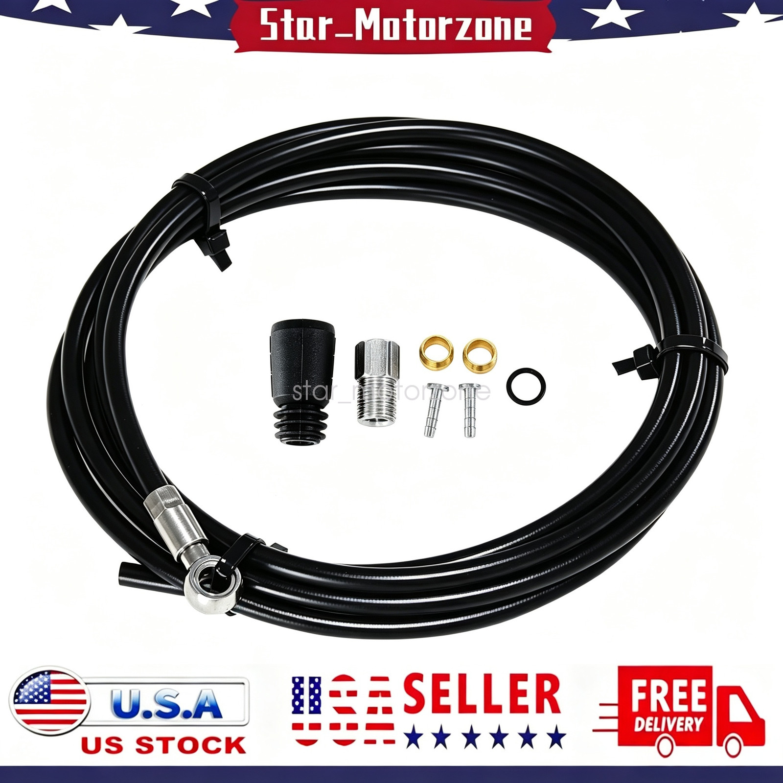 Hydraulic Hose Line Set Fit For Shimano XTR XT SLX Banjo Brakes SMB SB 2000mm