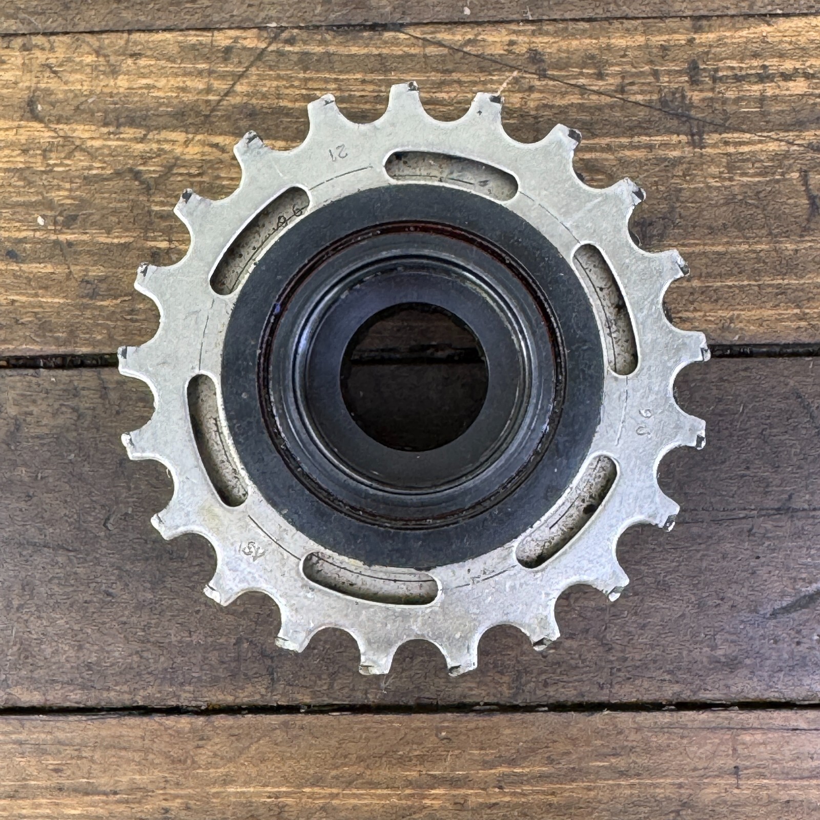 Vintage Sachs Maillard LY 96 21t Freewheel 21 Tooth 7 Speed 12 Tooth Brown Campy