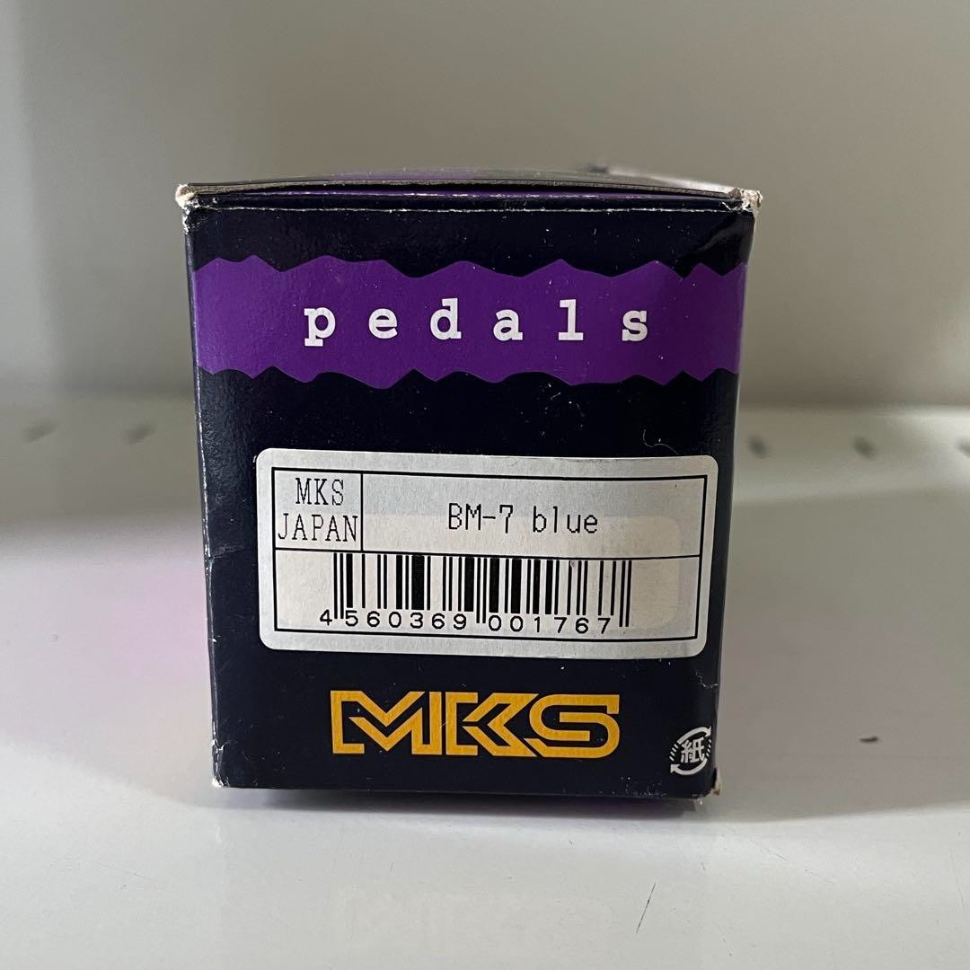 VTG MKS BM-7 Pedals Blue 1/2″ Made in Japan Old School BMX NOS