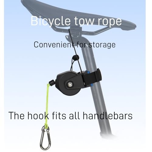 Bicycle Tow Rope Portable Towing Belt Retractable Bicycle Parent-Child Pull