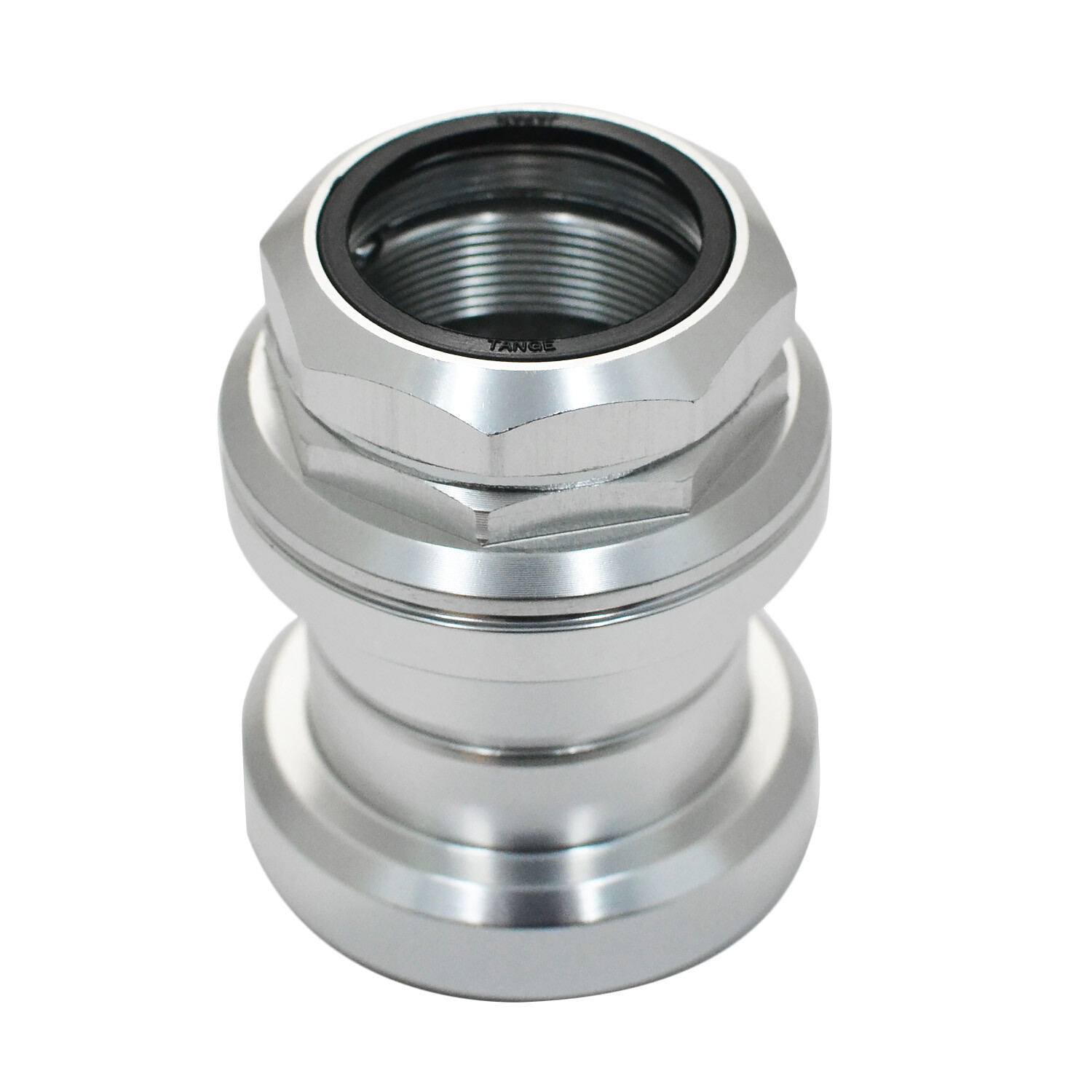 Tange Seiki Falcon FL270C 1 1/8″ Sealed Bearing Old School Threaded , Silver