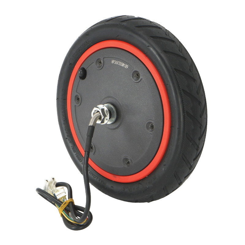 350W Front Motor Wheel Solid Tyre Assembly for Xiaomi M365Pro Electric Scooter