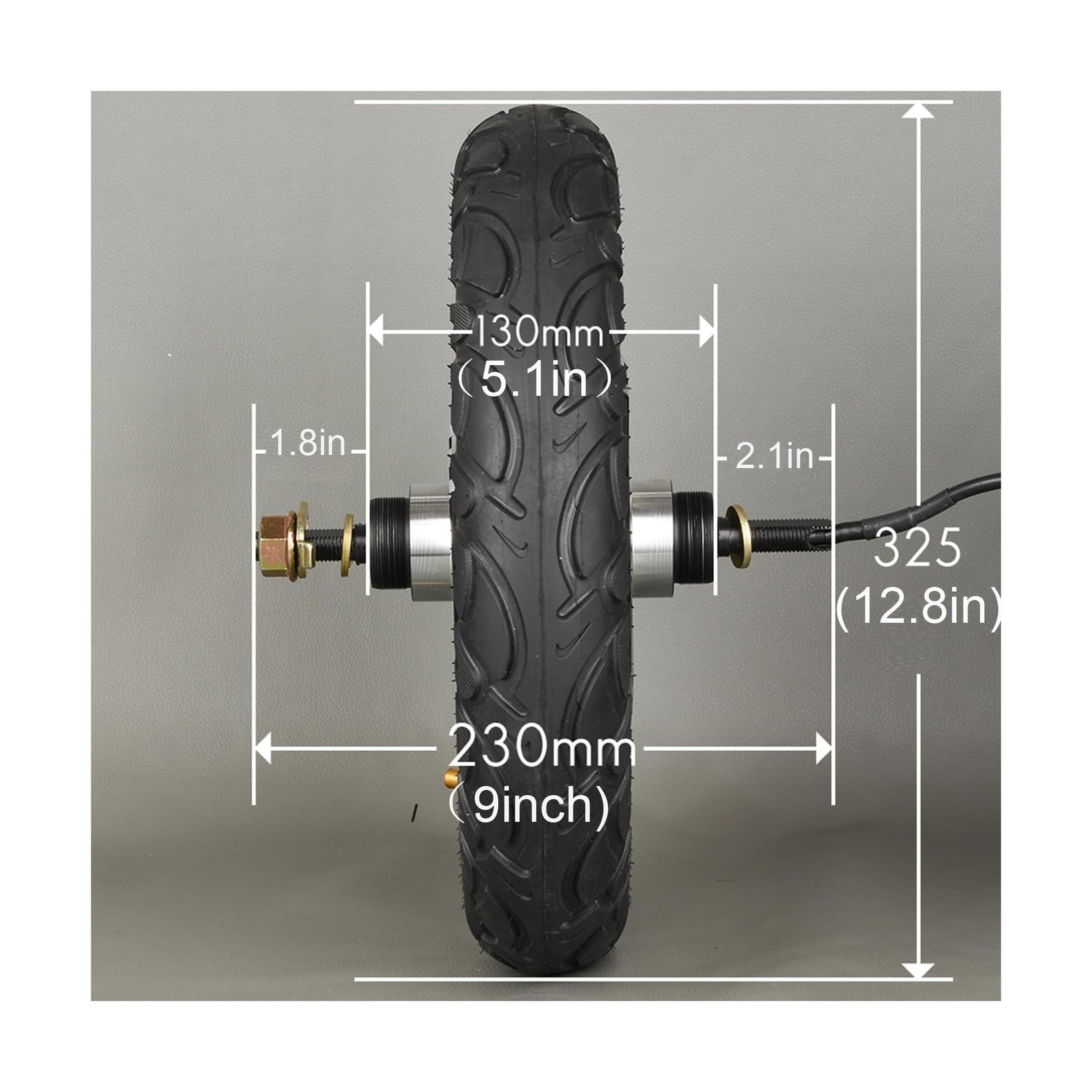 12 inch Electric Bike Scooter Hub Motor 36V 500W Brushless Gearless Hub Motor…