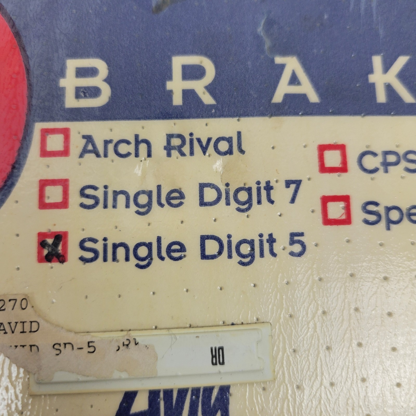 Avid Single Digit 5 Brakes, Levers, And Cables New Set