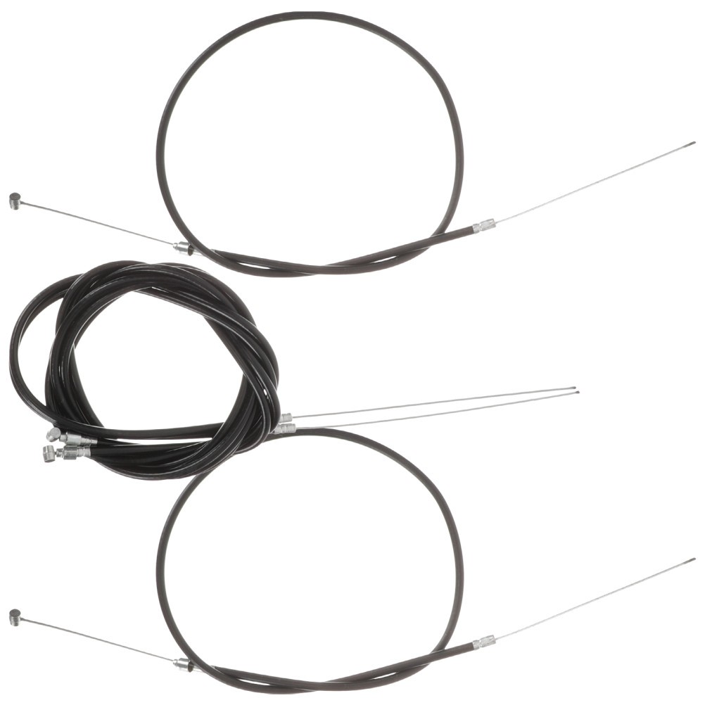 1 Set Professional Bike Brake Cable Kit Black Stainless Steel PVC Durable Use