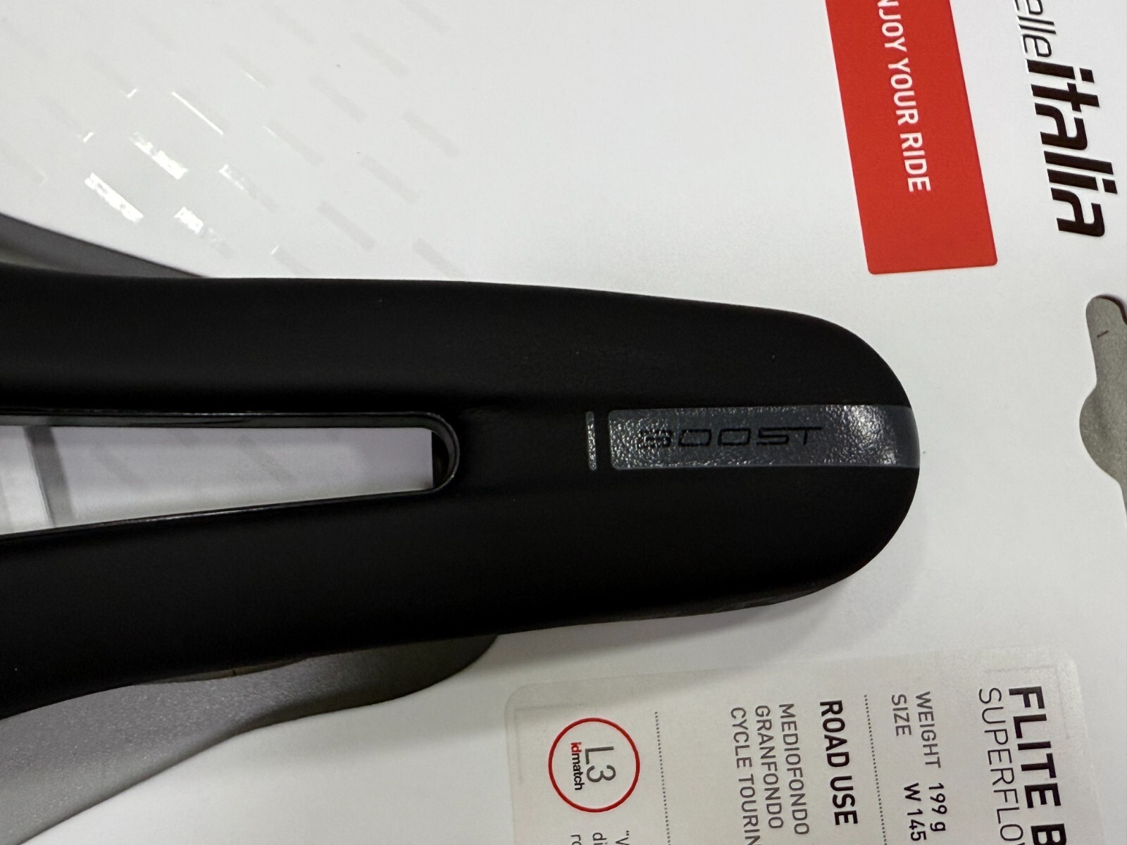Selle Italia Flite Boost Superflow Ti316 Rail Saddle Black L3(145x248mm)