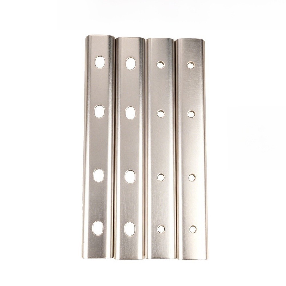 Rear Bike Basket Clip Hardware 4pcs Metal Bracket 16.7×2.3cm with Screws
