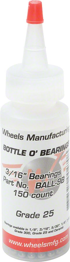 Loose Ball Bearings – Wheels Manufacturing Grade 25 3/16″ Loose Ball Bearing: