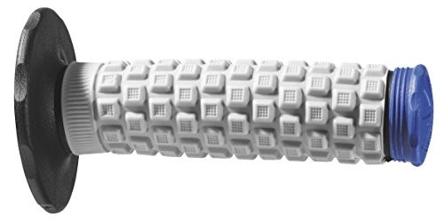 Grips Pillow Top Twist Throttle Grey Blue Dirt Bike Synthetic Rubber