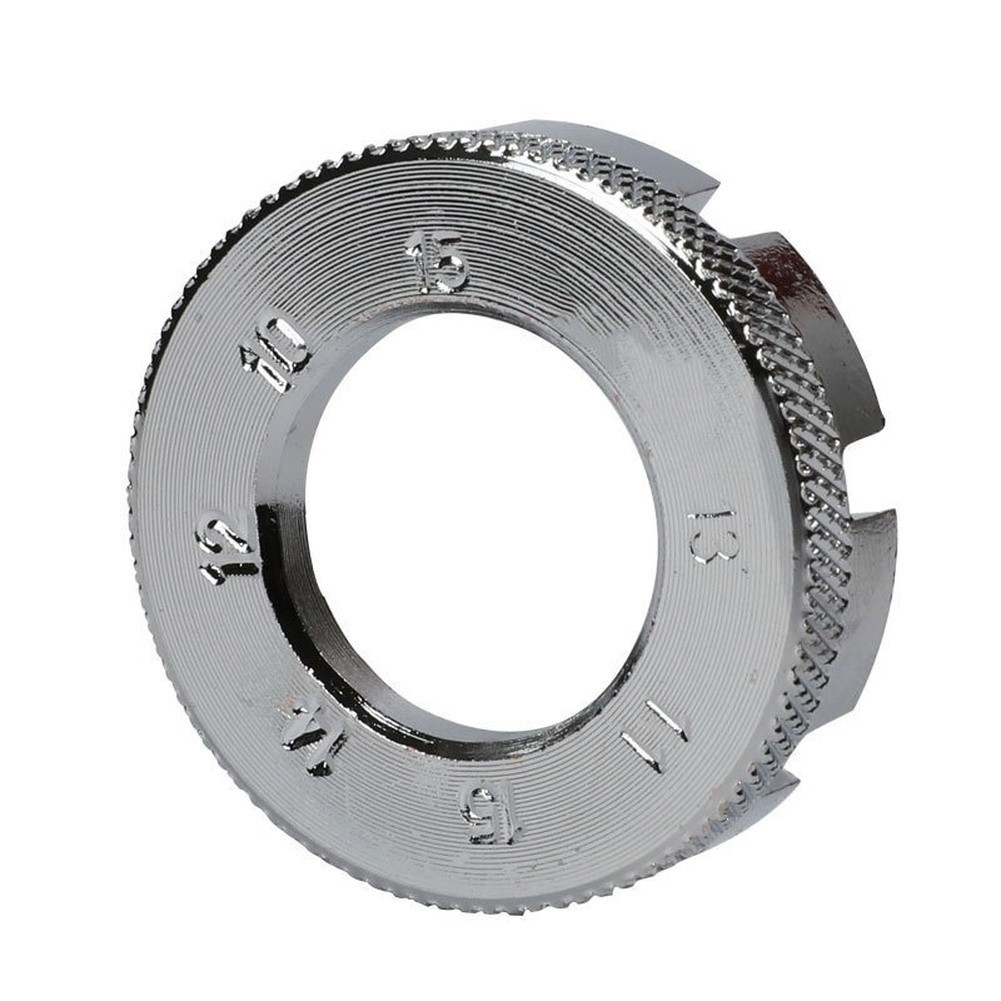 Lightweight Steel Spoke Wrench 45g with 8 Slots for All Common Spoke Sizes