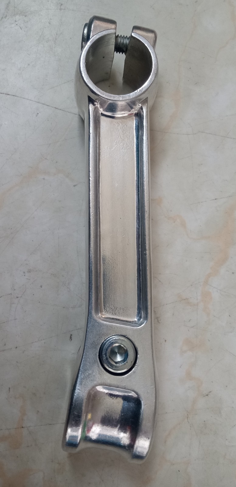 NOS vintage SAKAE I-BEAM MTB STEM 130MM 1-1/8 threadless 25.4MM Silver Japan