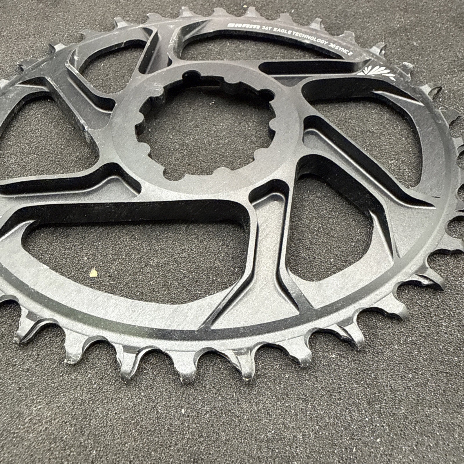 Sram X Sync Eagle 12 Speed Mtb Chainring Oval 3 Bolt 36t 6Mm Offset (9479)-64)