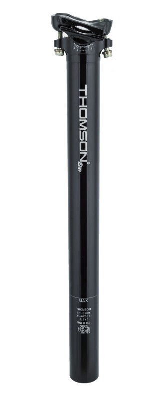 Thomson Elite Seatpost – 31.6 x 367mm Aluminum Black