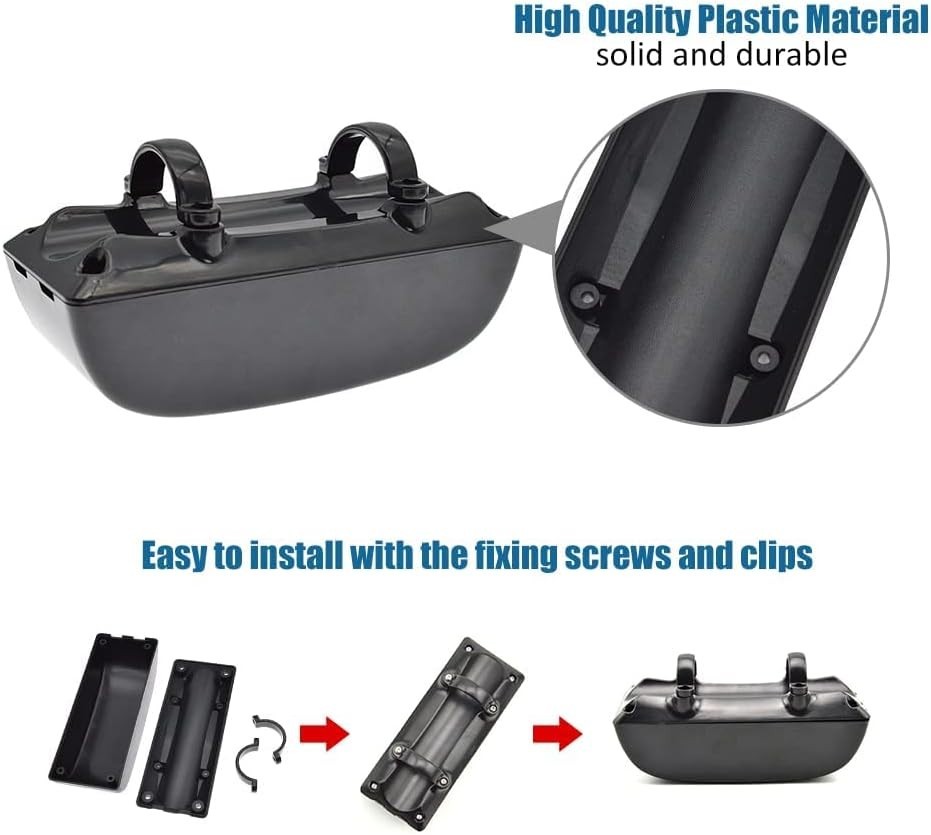 Compact Plastic Ebike Controller Case with Mounting Screws – Easy Installation