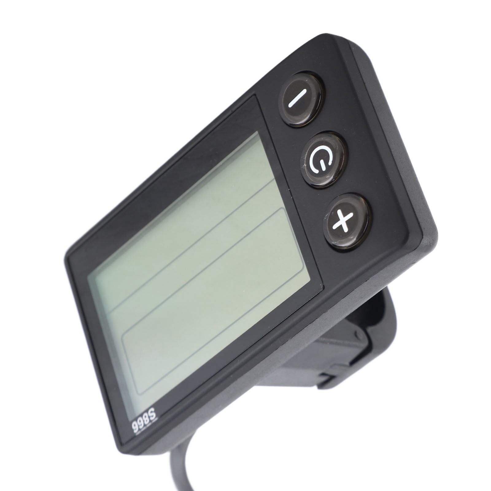 S866 LCD Display Meter 24V 36V 48V E-Bike Scooter Control Panel with SM Plug