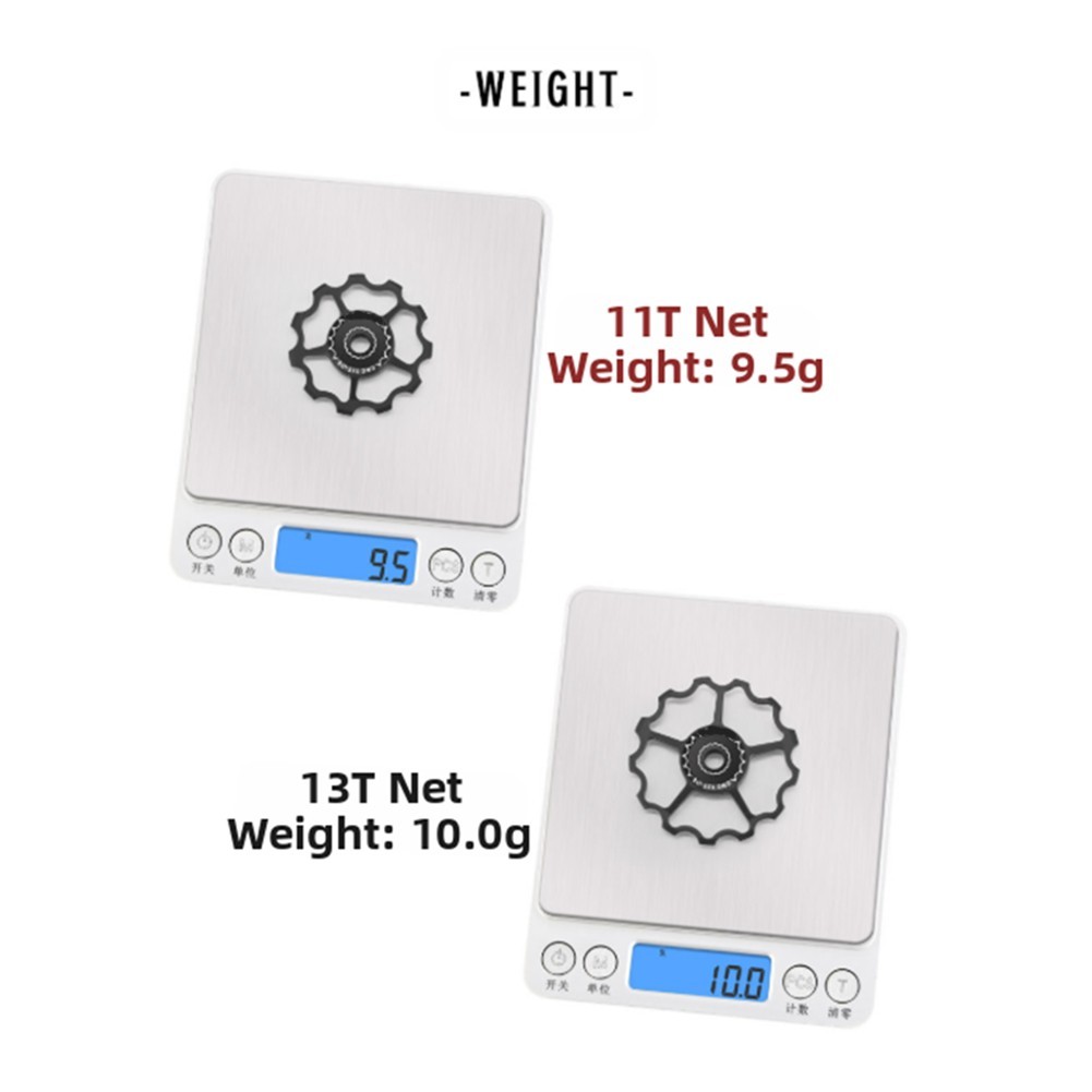 Bicycle Rear Derailleur Guide Wheel 11T13T Aluminum Alloy Bearing Steel
