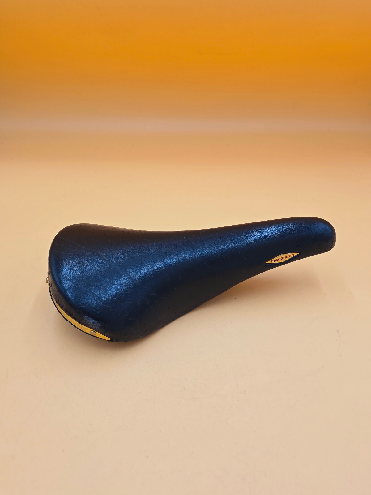 Saddle Selle San Marco Rolls black black gold vintage retro saddle black
