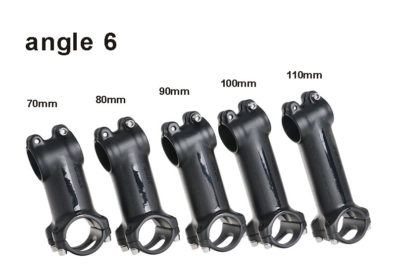 TOSEEK Aluminum Bicycle Stem 6°/17° MTB Road Biek Handlebar Stem 31.8*60-120mm