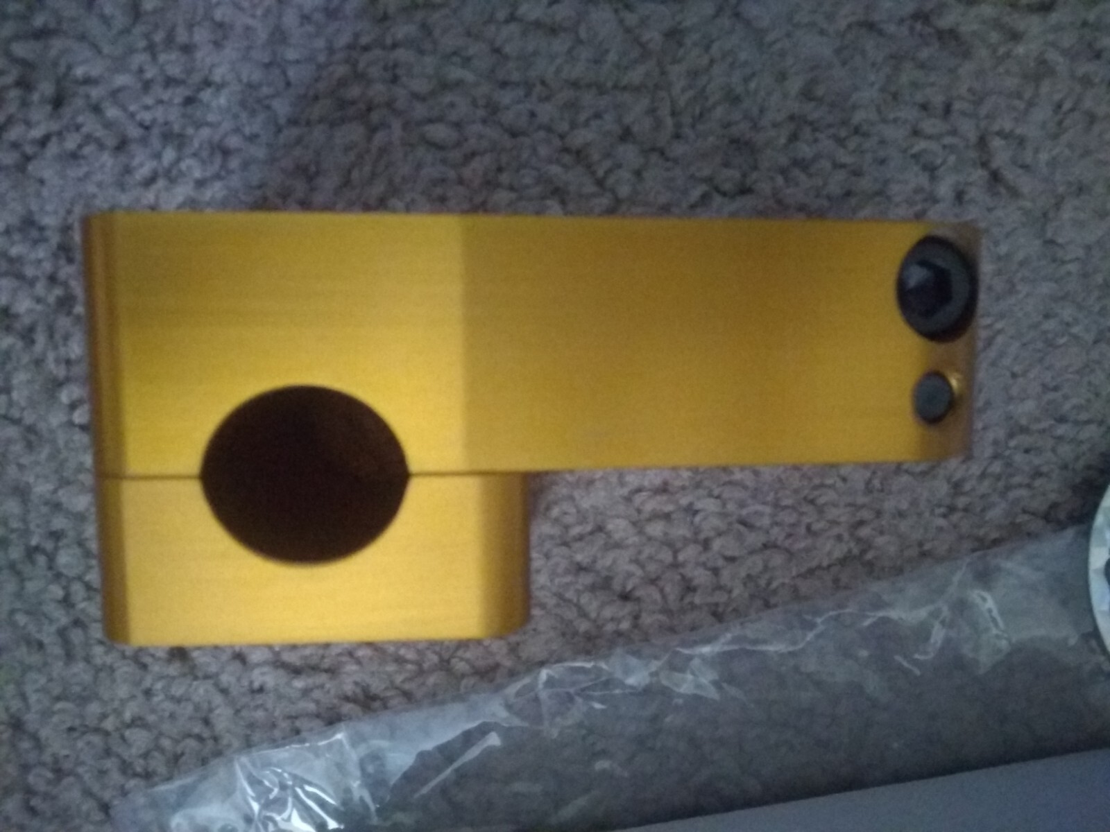 BMX stem ruf neck KNIGHT BIKE CO. Gold SE bikes quadangle bullseye PK ripper mcs