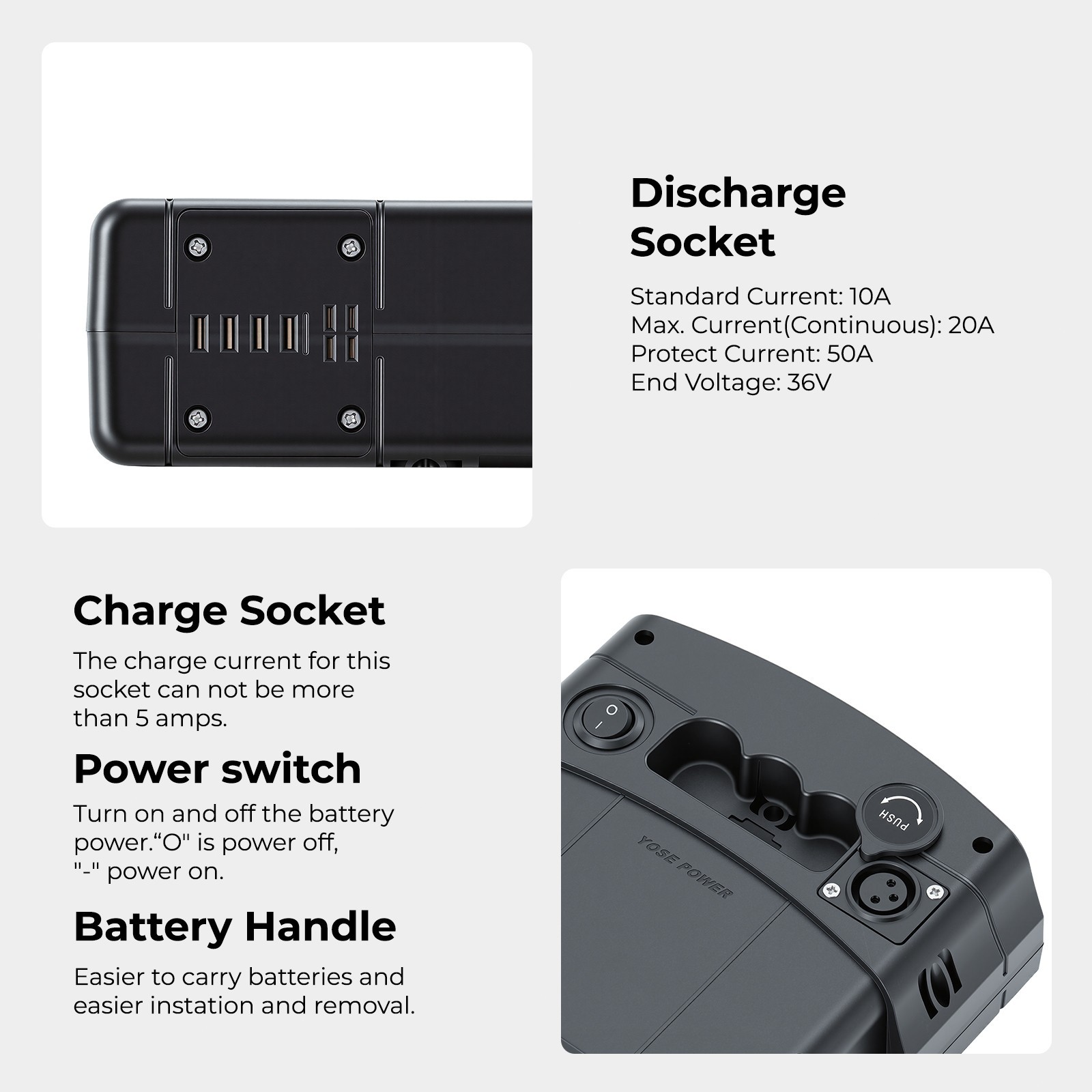 PEDEGO Ebike Battery 48V 36V 13Ah Pgoebikes Electric Bike Battery Lithium