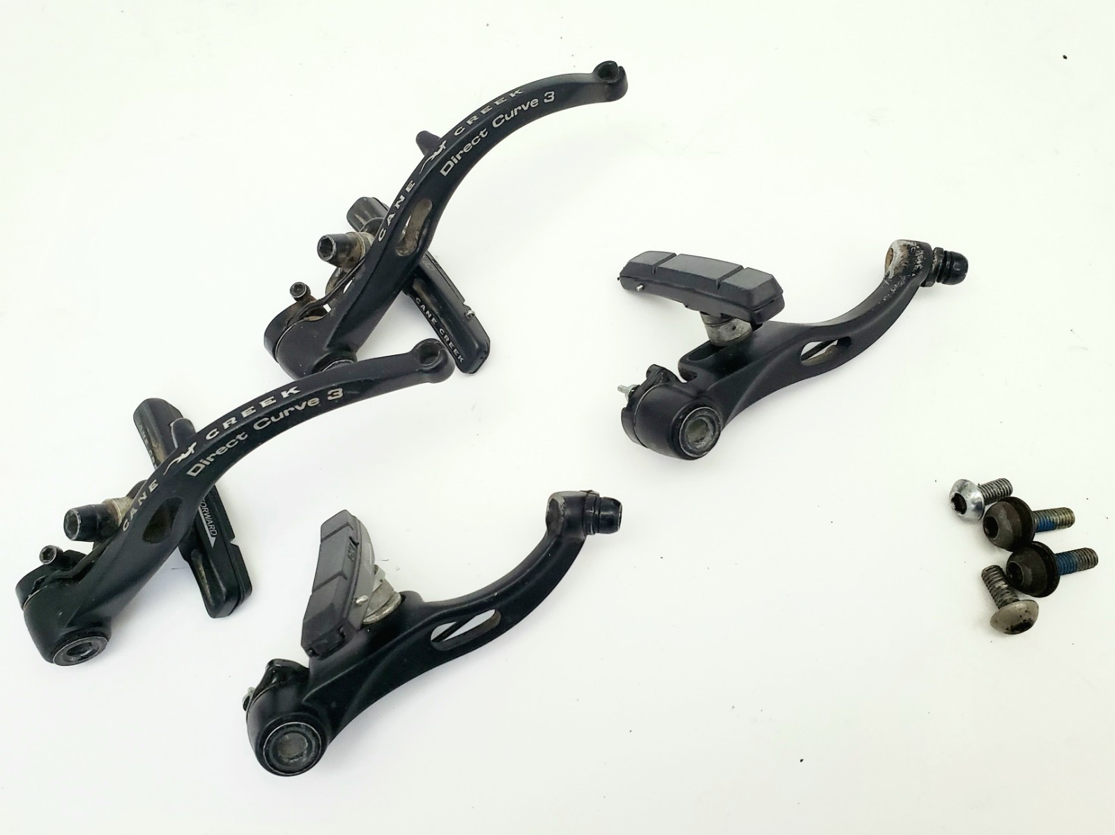 Cane Creek Direct Curve 3 Linear Pull MTB Rim Brake Set Used
