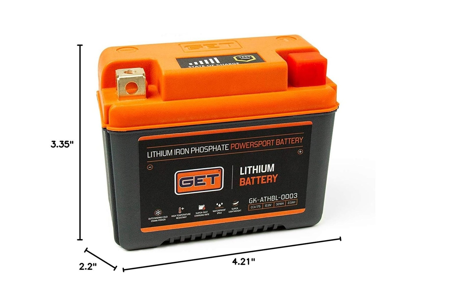 GET Lithium Battery for Dirt Bikes 175A CCA
