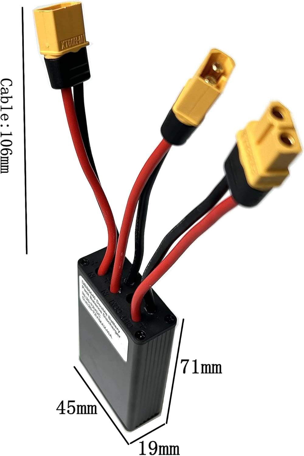 Double Battery Discharge Converter for E-Bike 750W and 1000W Dual Battery Pack S