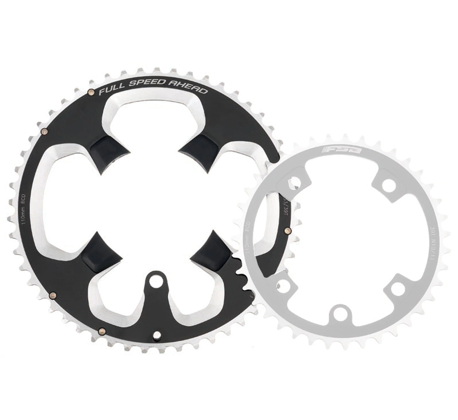 Full Speed Ahead SL-K Super Road ABS Chainring 53T, Lightweight Aluminum,