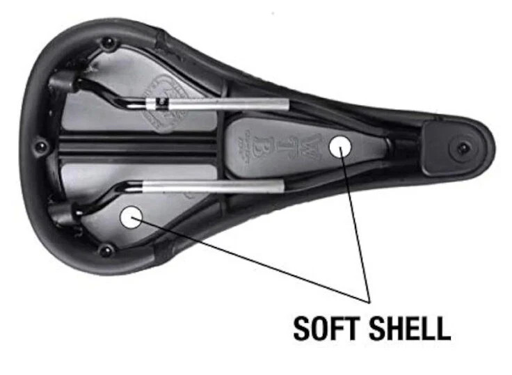 WTB Speed Fit Right medium steel bicycling saddle, new black 145x270mm