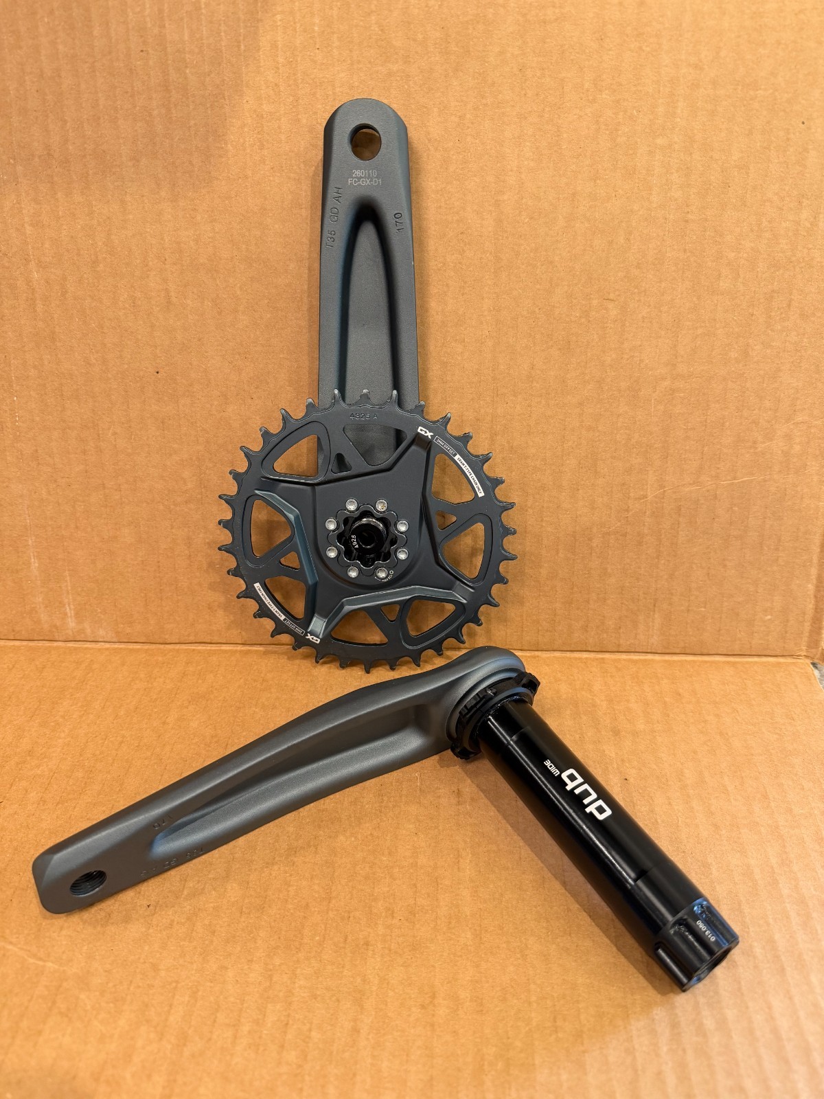 SRAM GX Eagle Transmission T-Type Dub Wide Crankset 170mm x 34T Chainring