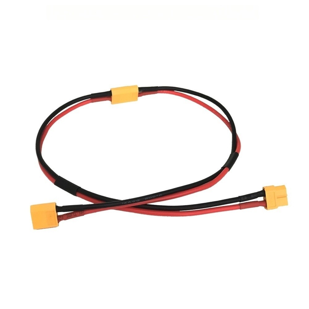 14AWG For xt60 Extension Line 30cm Red Yellow Silicone Wire for E-Bike