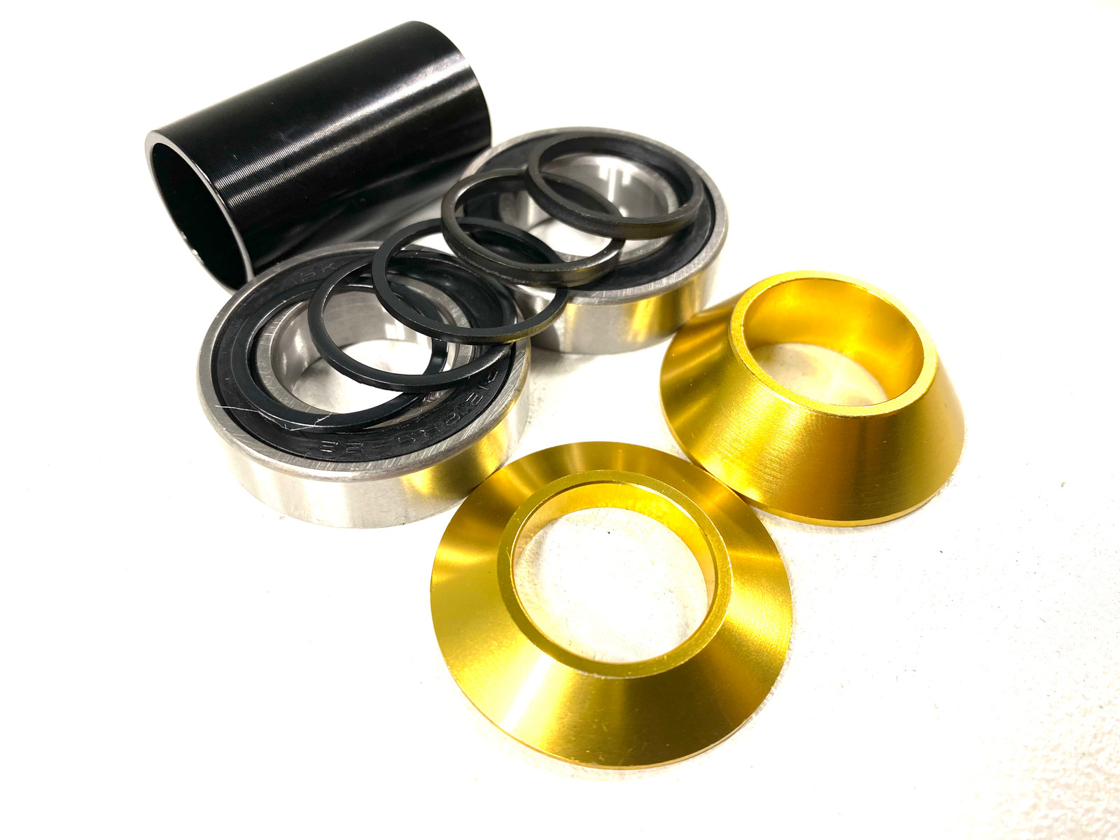 OEM BMX Mid Bottom Bracket – Gold 22mm
