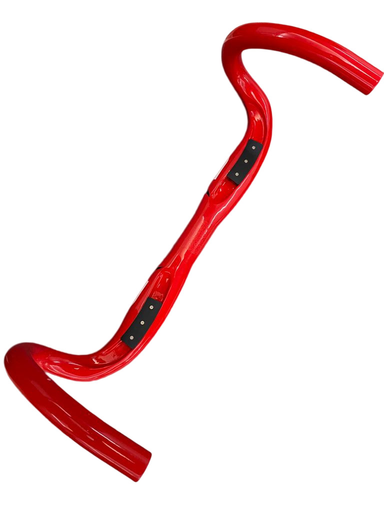 PINARELLO MOST JAGUAR XFC COMP. CARBON HANDLEBAR 42/44CM RED NEW