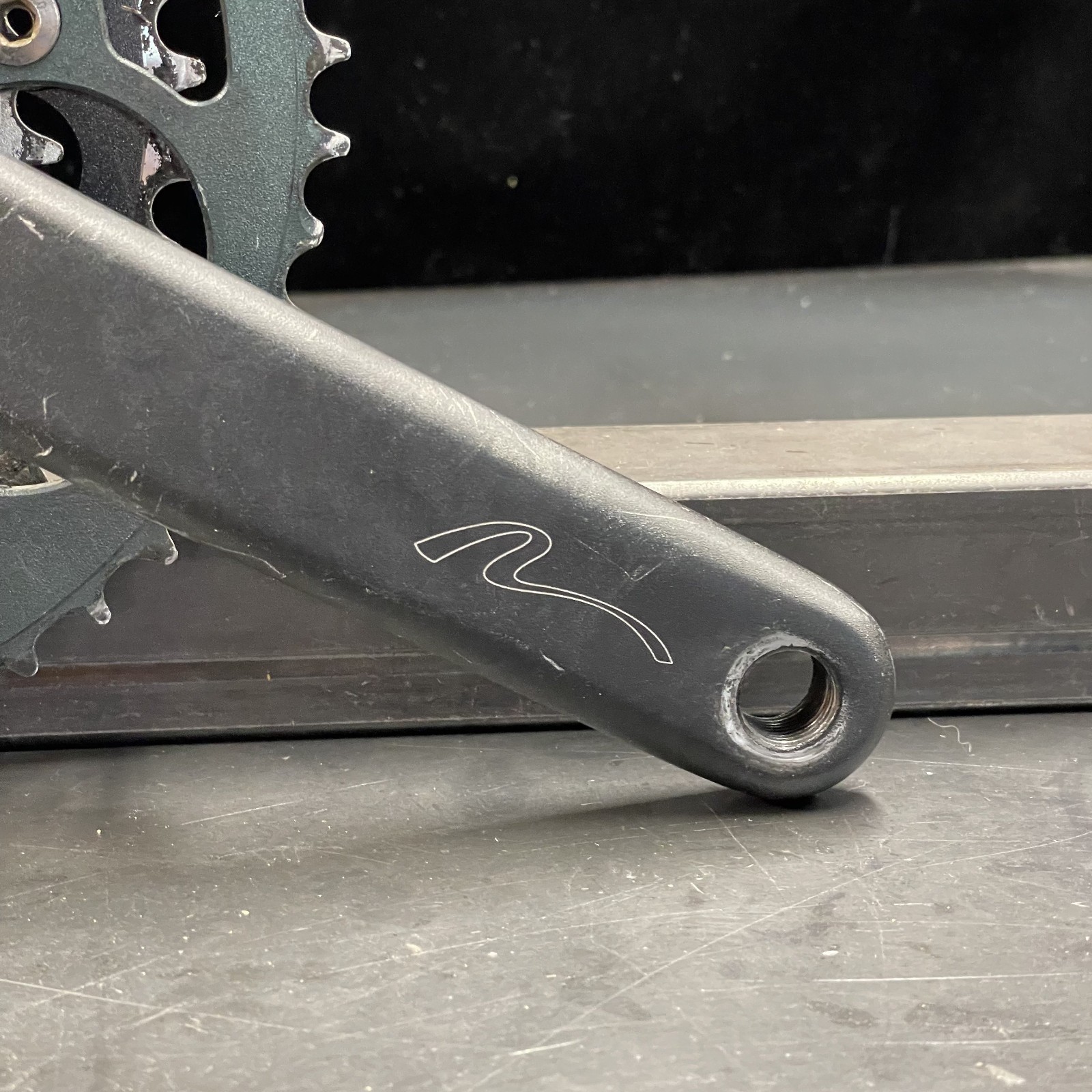 Black RPM Crankset – Triple – 175mm – ISIS – 48/38/28 – Used