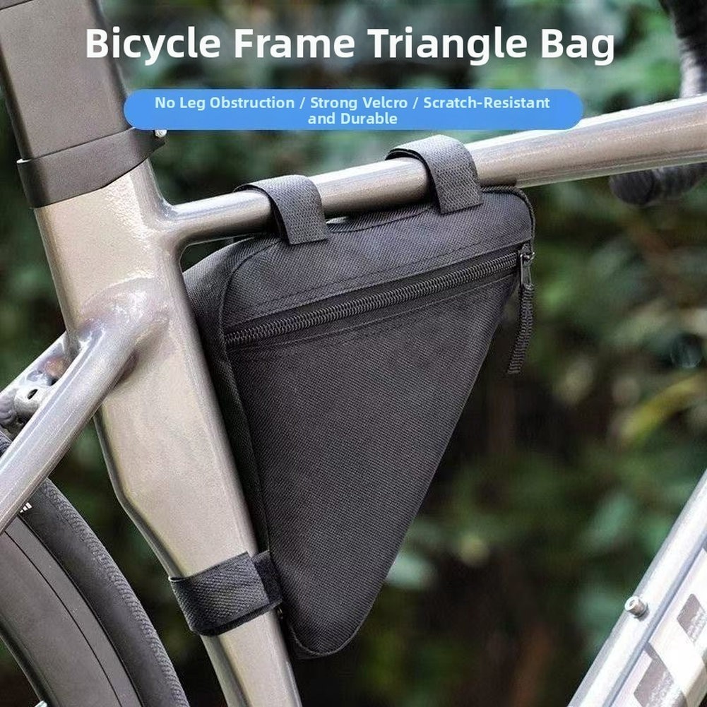 Oxford Waterproof Bike Bag Triangle Shape 20x20x27 cm for MTB Road Use