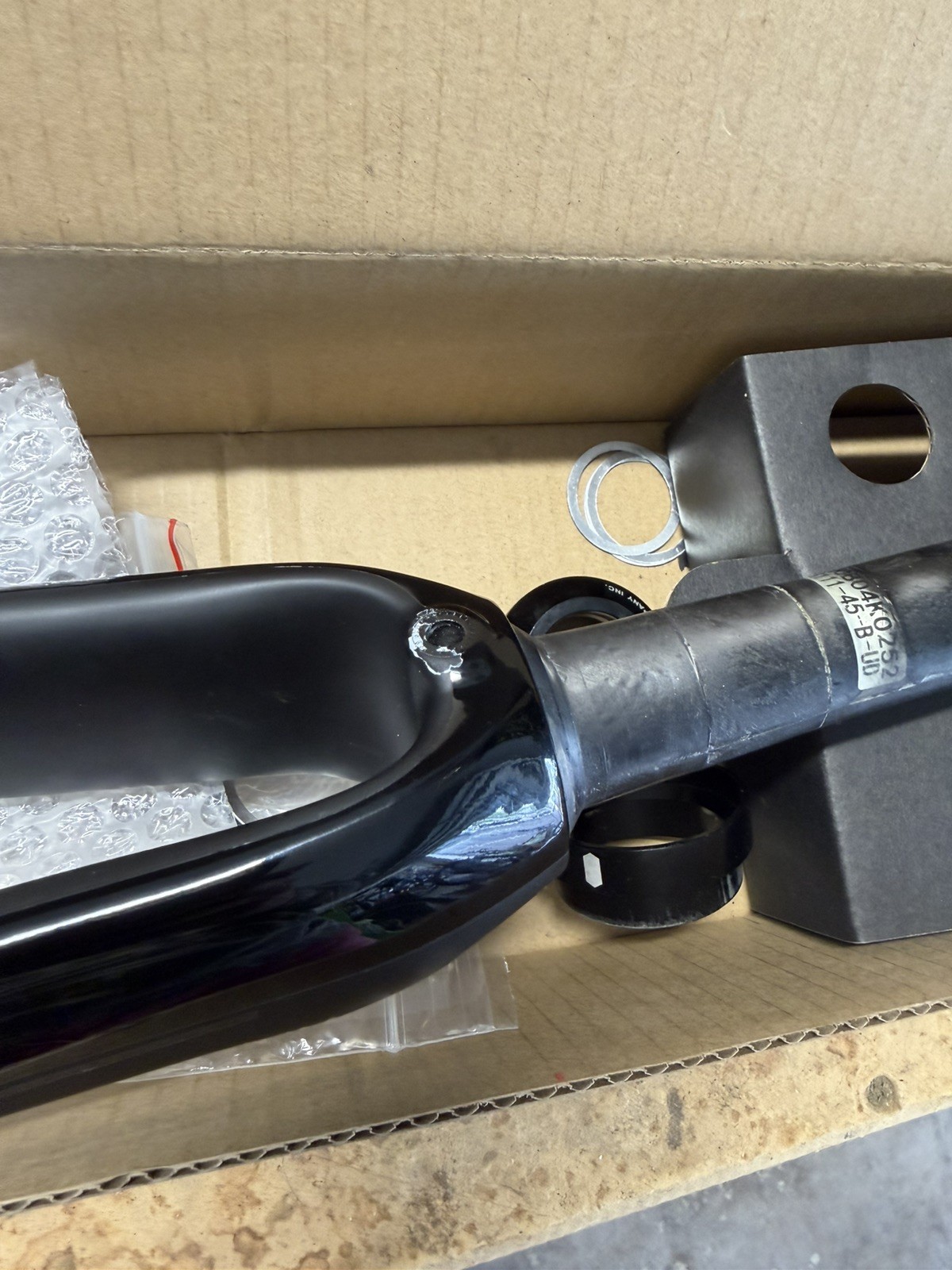 No.22 Great Divide Rim Brake Carbon Fork with Headset, 340mm Steerer