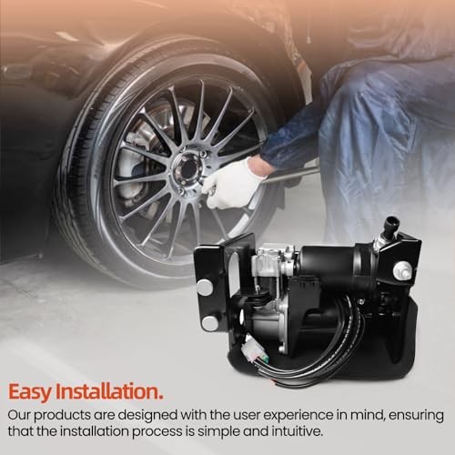 Air Suspension Compressor Compatible with 2002-2016 Cadillac Escalade ESV EXT,