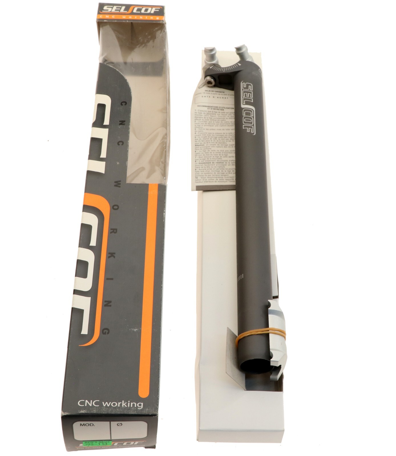 Selcof KR01 CNC 7075-T6 Alloy Seatpost 27.2mm x 330mm Seat Post Italy NEW NOS