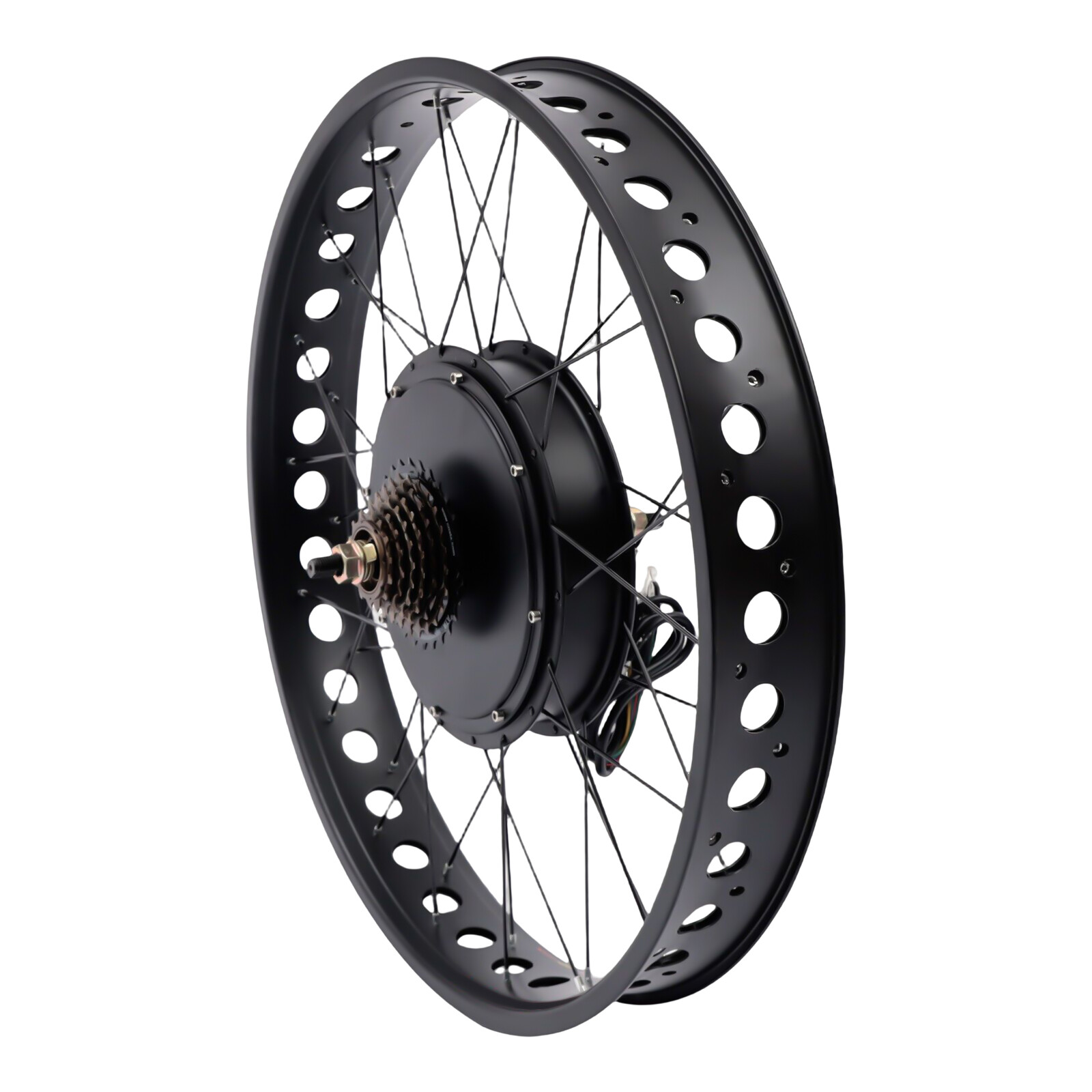 E-Bike Fat Tire Bicycle Rear Wheel Hub Motor Conversion Kit Fit 26″ 48V 1500W