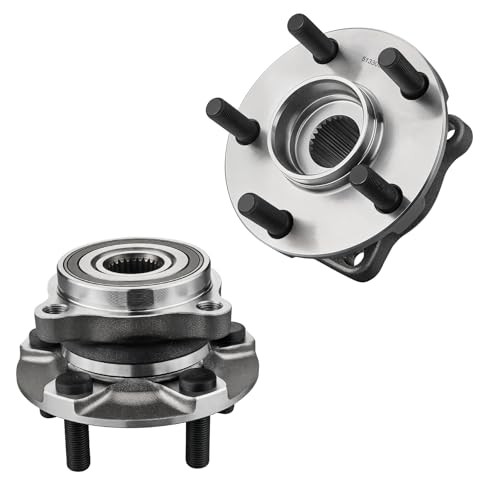 513303 2PCS Front Wheel Bearing and Hub Assembly 5 Lugs Compatible 2PCS 513303