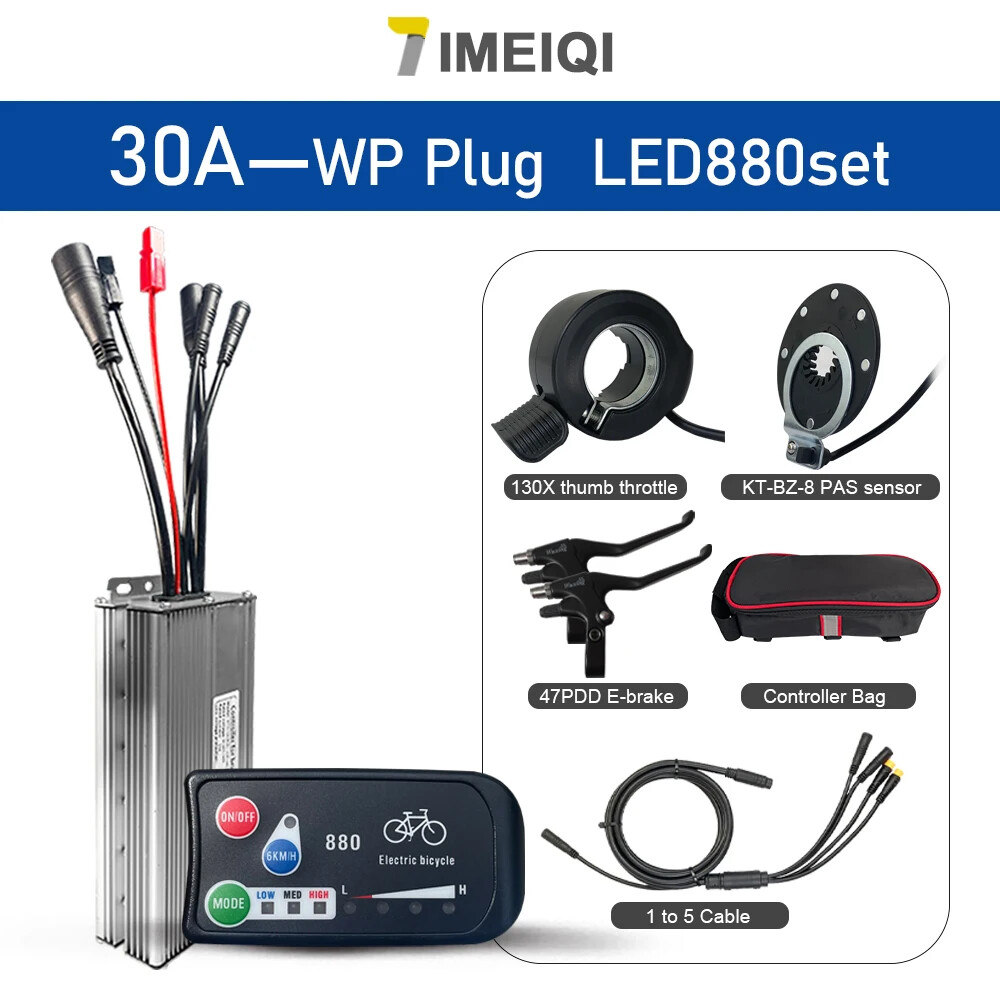 36V/48V 30A Electric Bicycle Tricycle E-Scooter Controller for 1000W Hub Motor