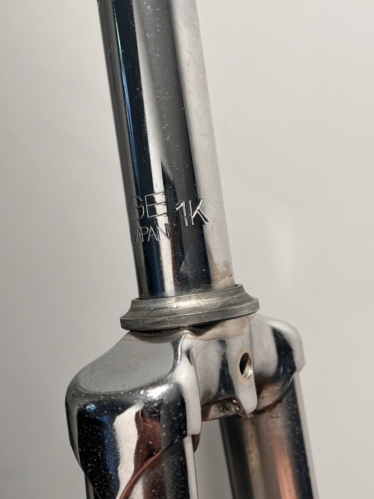 Tange TF-R Touring Fork 1in Threaded Steerer Steel polished – Very Good